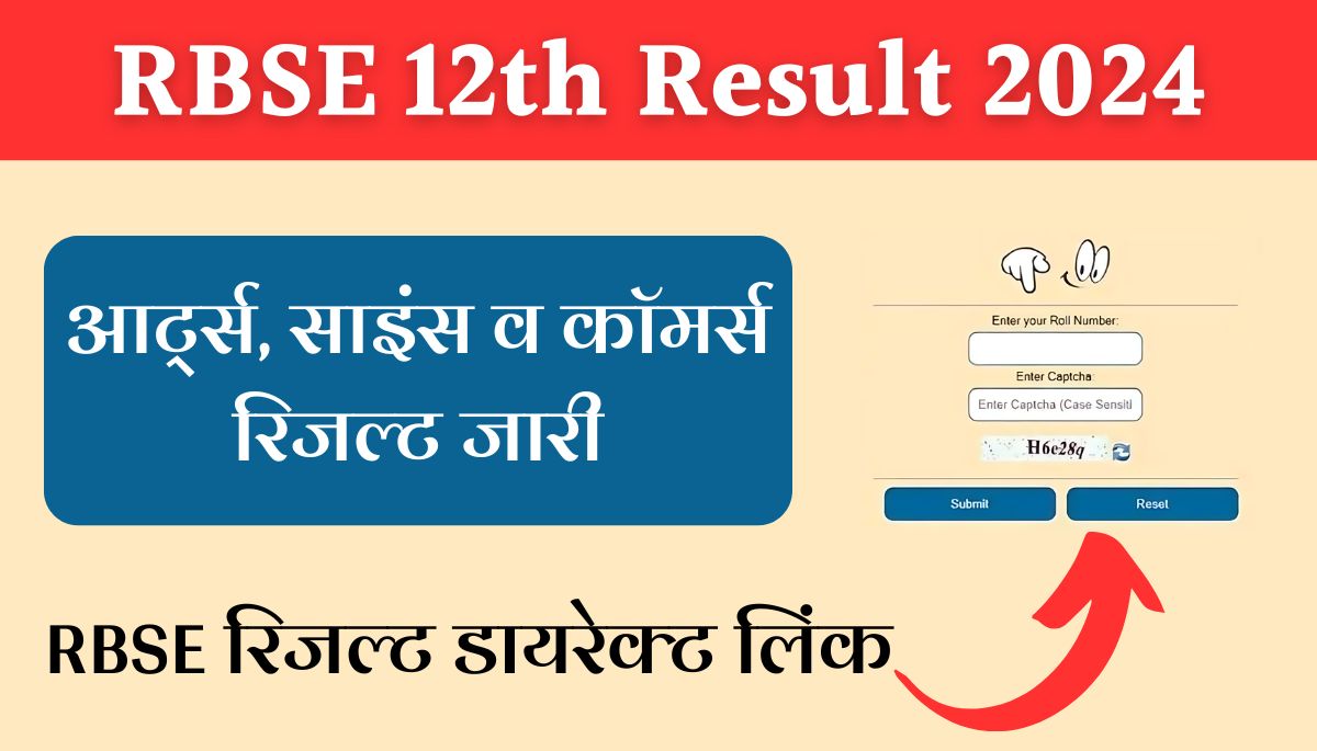 RBSE 12th Result 2024